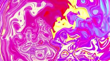 Soyut renkli dalgalı arka plan. Animasyon soyut akışkan sıvı hareketi. Soyut sıvı arkaplan .soyut sıvı dalga. 4k çözünürlüğü üzerinde soyut arkaplan.