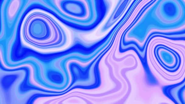 抽象的なカラフルな波の背景 アニメーションされた抽象的な流れる液体の動き 抽象液体流体背景 抽象液体波 4K解像度に対する抽象的な背景 — ストック動画