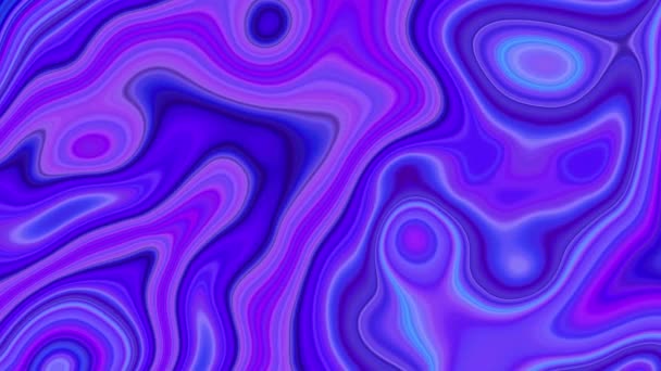 Abstract Kleurrijke Golvende Achtergrond Geanimeerde Abstracte Vloeiende Vloeibare Beweging Abstract — Stockvideo