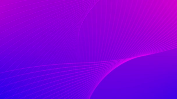 具有彩色梯度背景的艺术几何线条 抽象螺旋几何线条 旋转涡线动画 移动抽象几何线条动画 — 图库视频影像