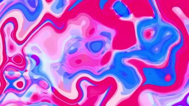 Soyut Tasarım Pembe Girdap Döküm Arkaplan Mermer Akışkan Sanat. Üç boyutlu soyut, soyut sıvı arkaplan, renkli dalga arkaplanı. 4K