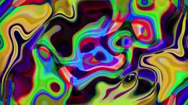 Soyut Tasarım Pembe Girdap Döküm Arkaplan Mermer Akışkan Sanat. Üç boyutlu soyut, soyut sıvı arkaplan, renkli dalga arkaplanı. 4K