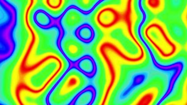 Sıvı dalgaların, dalgaların, su dalgalarının, mermerlerin, hareketli renkli sıvıların soyut arkaplanı.