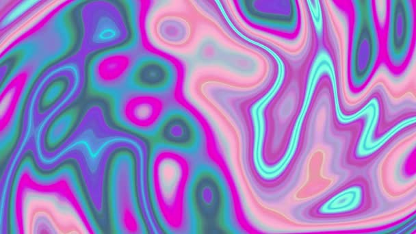 Renkli Yüzey Taşıyıcı Sıvı Boya Sıçratma Sanat Tasarımı Dokuları Soyut — Stok video