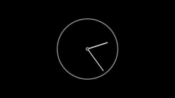 Часы Быстро Закрываются Другом Фоне Часы Идут Быстро Часы Циферблата — стоковое видео