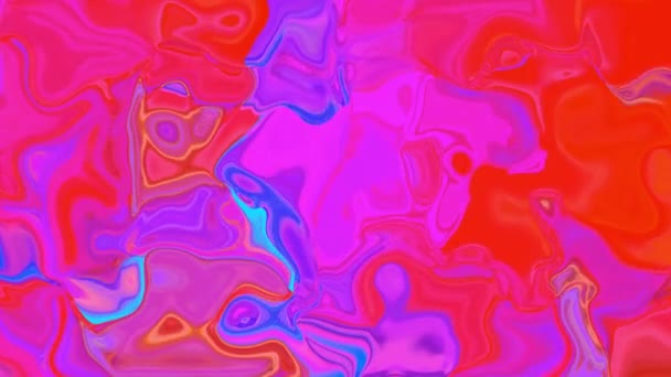 Diseño Abstracto Rosa Remolino Textura Fondo Marmoleo Fluido Arte Abstracto — Vídeos de Stock