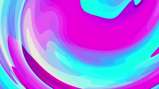 Akan Sıvı Dalgalar Dalgaları Mermer Hareket Eden Renkli Sıvı Boyanın — Stok video