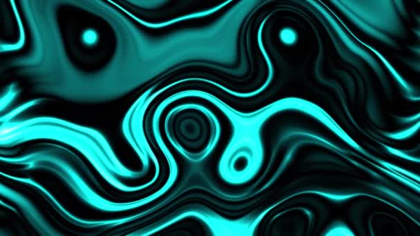 Vloeibare Vloeistof Abstract Klassieke Vloeistof Verf Art Wave Textuur Vloeibare — Stockvideo
