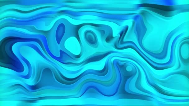 Fluindo Líquido Abstract Classic Fluid Paint Art Onda Textura Efeito — Vídeo de Stock