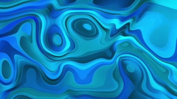 Fließende Flüssigkeit Abstraktes Klassisches Fluid Paint Art Wave Textur Liquid — Stockvideo