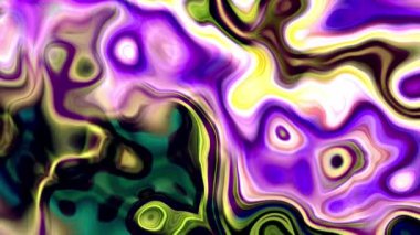 Fütüristik sıvı animasyon arka plan hareketi. Renkli sıvı animasyon, modaya uygun sıvı dalgalı arka plan 45 'liği.