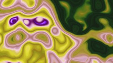 Fütüristik sıvı animasyon arka plan hareketi. Renkli sıvı animasyon, modaya uygun sıvı dalgalı arka plan 45 'liği.