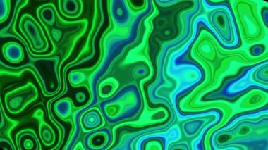 Renkli sıvı animasyonunun soyut arkaplanı. Renkli modaya uygun sıvı dalgalı arka plan 45 'liği