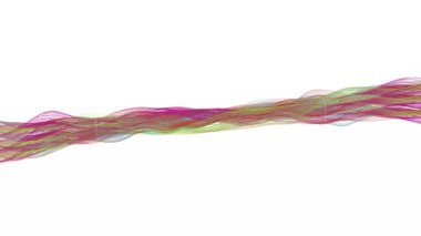 Çizgiler soyut canlandırılmış arkaplan, renkli çizgileri olan beyaz arkaplan döngüsel canlandırma olarak görünür ve kaybolur.