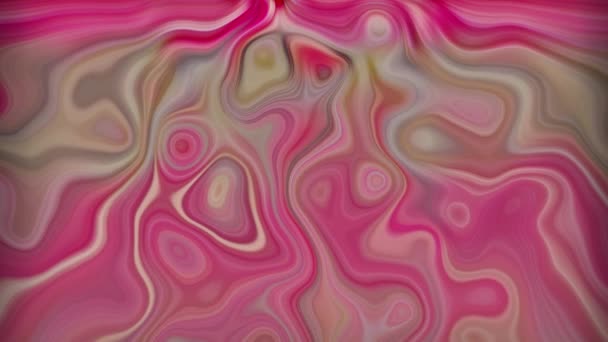 Różowy Kolor Modne Ciekłe Faliste Tło Streszczenie Tło Kolorowe Wavy — Wideo stockowe