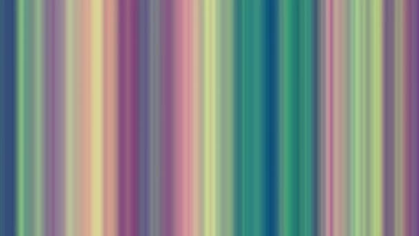 Технология Абстрактной Анимационной Петли Многоцветная Вертикальная Световая Линия Волновая Анимация — стоковое видео