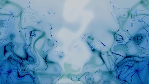 Abstrakte Mischfarbe Flüssigen Bewegungshintergrund Turbulente Farbe Verschieben Abstrakten Verschwommenen Hintergrund — Stockvideo