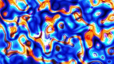 Su dalgaları, dalgalar, su dalgaları, mermer, renkli mermer sıvı dalgaların soyut arkaplanı. Güzel sıvı sanat 3D Soyut Tasarım Renkli mermer video. 4K