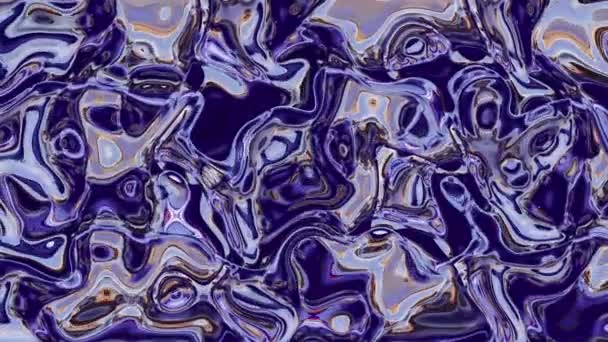 Abstract Background Water Waves Waves Water Ripples Marble Colorful Marble — Stock Video