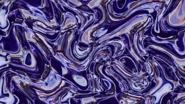 Dalgaları Dalgalar Dalgaları Mermer Renkli Mermer Sıvı Dalgaların Soyut Arkaplanı — Stok video