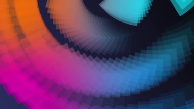 Soyut renkli animasyon. Çok renkli sıvı arka plan. Güzel dijital resim filmi, soyut arkaplan. Döndürme çizgileri animasyonu..