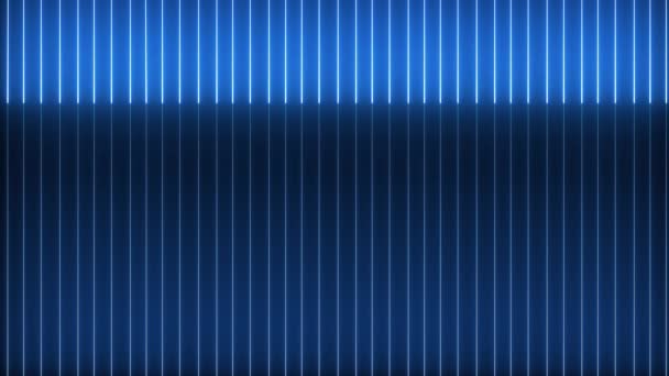 Абстрактный Красочный Фон Яркими Неоновыми Лучами Светящимися Линиями Анимационного Фона — стоковое видео