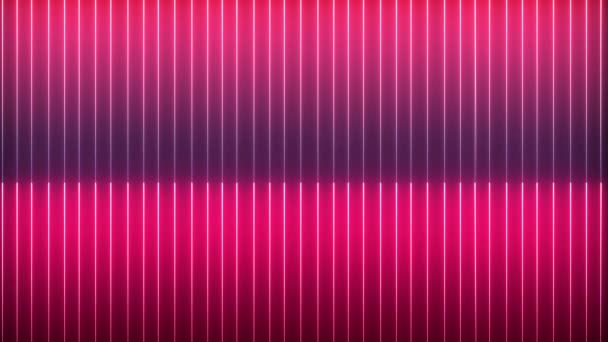 Abstract Colorful Background Bright Neon Rays Glowing Lines Animation Line — Stock Video