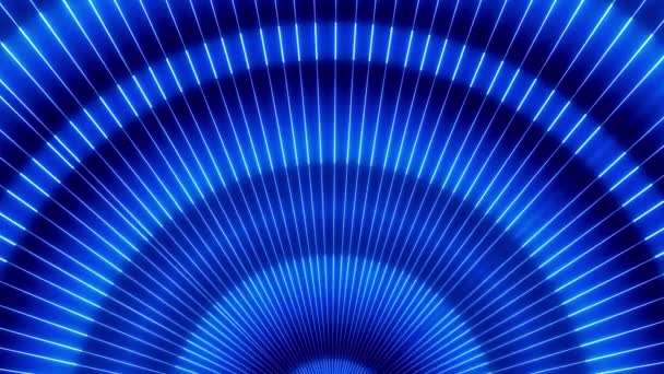 Abstract Colorful Background Bright Blue Rays Glowing Lines Animation Line — Stock Video