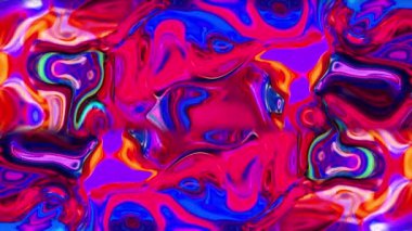 Görsel yanılsama ve sıvı etki hareketi ile soyut parlak arka plan. Soyut renkli sıvı boya dalgaboyu.