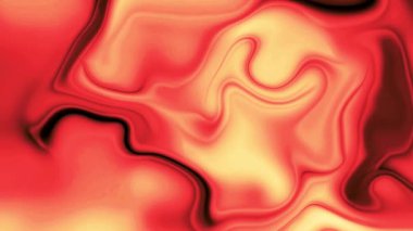 Soyut Renkli Boya Mürekkebi Sıvısı. Sıvı Patlama Psikedelik Patlaması. koyu kırmızı soyut sıvı dalga the 124; dalgalı yüzey serin animasyonu 4k çözünürlükte.
