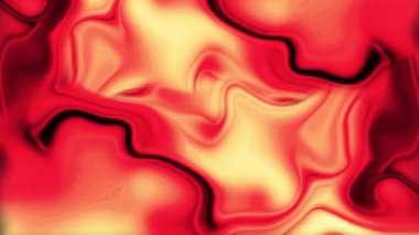 Soyut Renkli Boya Mürekkebi Sıvısı. Sıvı Patlama Psikedelik Patlaması. koyu kırmızı soyut sıvı dalga the 124; dalgalı yüzey serin animasyonu 4k çözünürlükte.