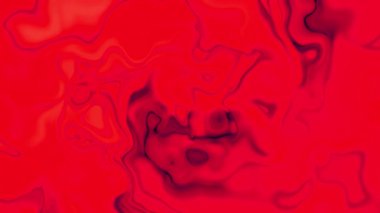Kırmızı gradyan soyut arka plan sıvı efekti, modaya uygun soyut dalgalı animasyon, soyut su kırmızı renk motifli sıvı, dalgalı ipek, parlak dokulu duman arka plan.