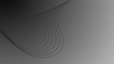 Renkli arka planda çizgi dalgalı. Soyut çizgi hareketi arka plan. Renkli arkaplanı olan sanatsal geometrik çizgi. Geometrik soyutlamanın perspektifleri. Renkli eğimli arkaplan çizgisi.