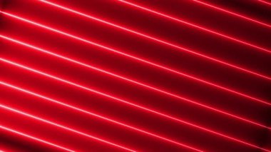 Parlayan neon ışıkları parlak renkli, renksiz, parlak ışık çizgisi teknolojisi arka planı, parlayan neon çokgenlerin video animasyonu soyut arka plan 45 'liği.