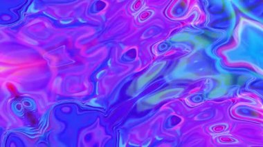 Soyut renklendirilmiş sıvı boya dalgası. Görsel yanılsamayla soyut parlak arkaplan ve sıvı etki hareket 45 'liği.