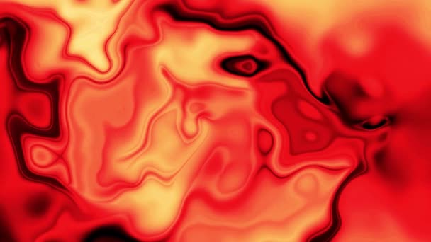 Liquide Encre Coloré Animé Abstrait Explosion Liquide Diffusion Explosion Psychédélique — Video