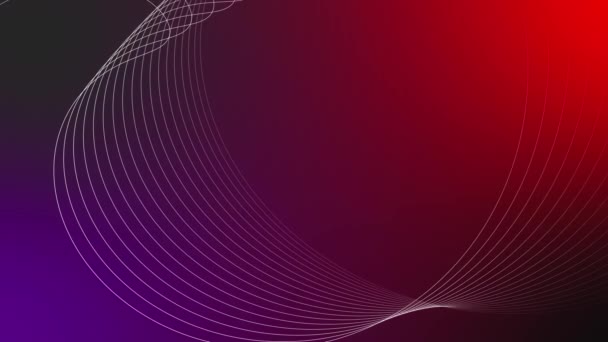 Line Wavy Colourful Background Abstract Line Motion Background Artistic Geometric — Stock Video