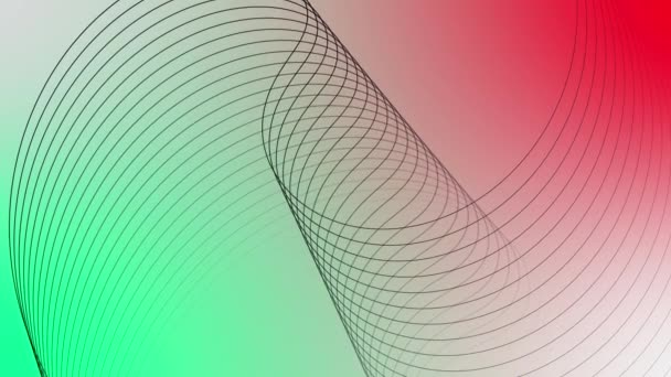 Geometric Line Motion Colorful Gradient Background Perspectives Geometric Abstraction Different — Stock Video