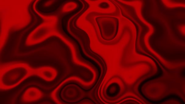 Röd Gradient Abstrakt Bakgrund Flytande Effekt Trendig Färgglada Abstrakt Vågiga — Stockvideo