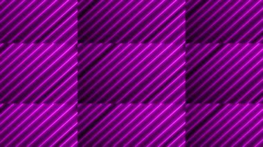 Parlayan neon ışıkları parlak renkli, renksiz, parlak ışık çizgisi teknolojisi arka planı, parlayan neon çokgenlerin video animasyonu soyut arka plan 45 'liği.