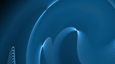 Rengarenk arkaplanı olan geometrik çizgi hareketi, geometrik soyutlamanın perspektifleri. Renkli gradyan arkaplan ile farklı şekil çizgisi.