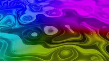Soyut renklendirilmiş sıvı boya dalgası. Görsel yanılsamayla soyut parlak arkaplan ve sıvı etki hareket 45 'liği.