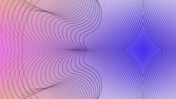 Geometric Line Motion Colorful Gradient Background Perspectives Geometric Abstraction Different — Stock Video
