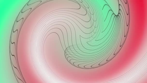 다채로운 기하학적 기하학적 추상화의 관점과 기하학적 다채로운 그라디언트 배경을 — 비디오