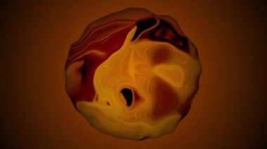 Radar ekranı, dijital teknolojisi olan bir nesneyi arıyor. Fütürist yazılım taranıyor. İşaretleyici ve gösterge hareket ediyor 