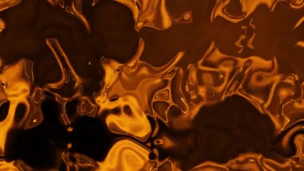 液体ホログラフィックの背景 水の波 大理石の抽象的な背景 多彩な液体ペンキを動かす滑らかな絹の布の表面およびティッシュの折目 4Kについて — ストック動画