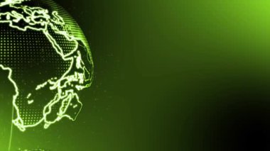 Radar ekranı, dijital teknolojisi olan bir nesneyi arıyor. Fütürist yazılım taranıyor. İşaretleyici ve gösterge hareket ediyor 