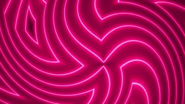 Parlak parlak neon renkli hareket arkaplanı. Hat Parıltısı Hareketi Arkaplanı. Parlayan Neon Light.3k