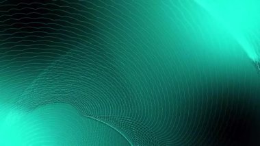 Fütürist renkli tel çerçeve dalgası. Geometrik çizgilerle soyut arkaplan. Eğimli dalga çizgisi dijital arkaplan.