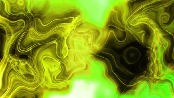 色彩斑斓的潮流波浪式背景 水液动画 无缝隙抽象波迷幻背景音乐回放回放 — 图库视频影像